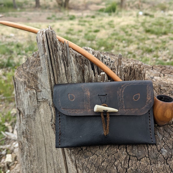 Handmade Leather Tobacco Pouch