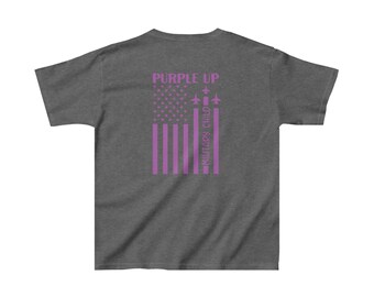 Purple Up - Kids Heavy Cotton Tee