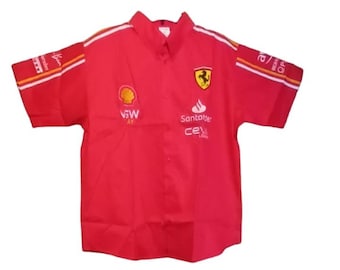 Vintage 1996 Ferrari Pit Crew Shirt F1 Formula One Grand