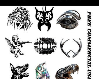 Y2K Aesthetic Vector Icons Bundle, 30 Vectors for Graphic Design, Logos, Clothing, Svg, Ai, Eps, Pdf, Png, 80s, back to 90s, 2000s y2k sheet