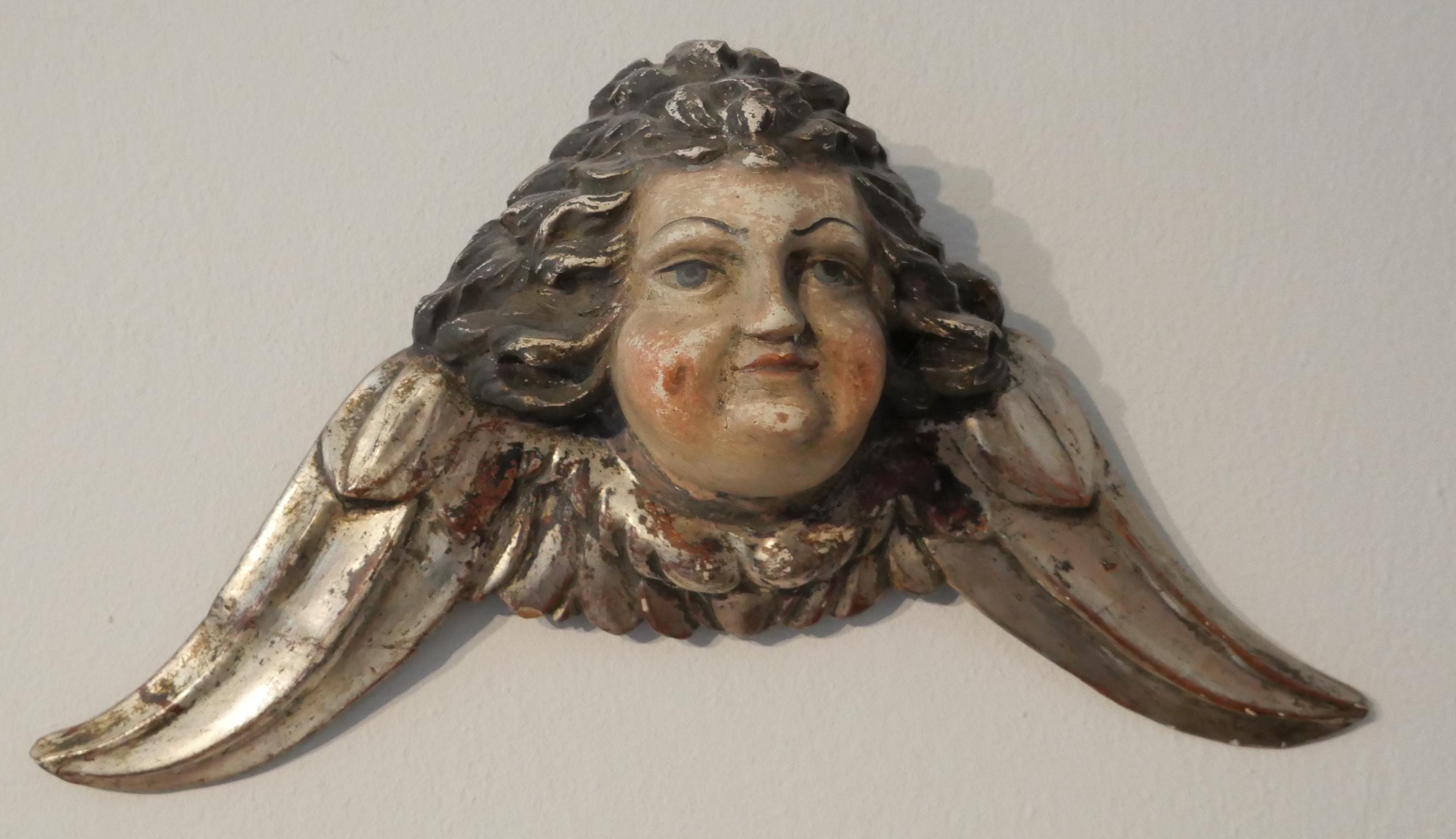 Antique Wood Angel - Etsy