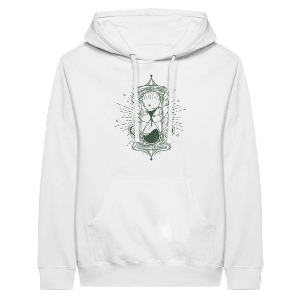 Hourglass Sanduhr Aesthetik Premium Unisex Pullover-Hoodie