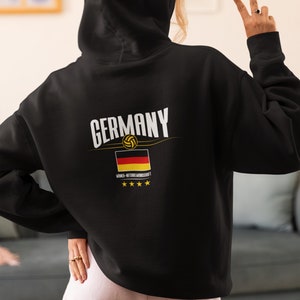 Deutschland Fußballmanschaft Fan Premium Unisexe Pull à capuche image 1