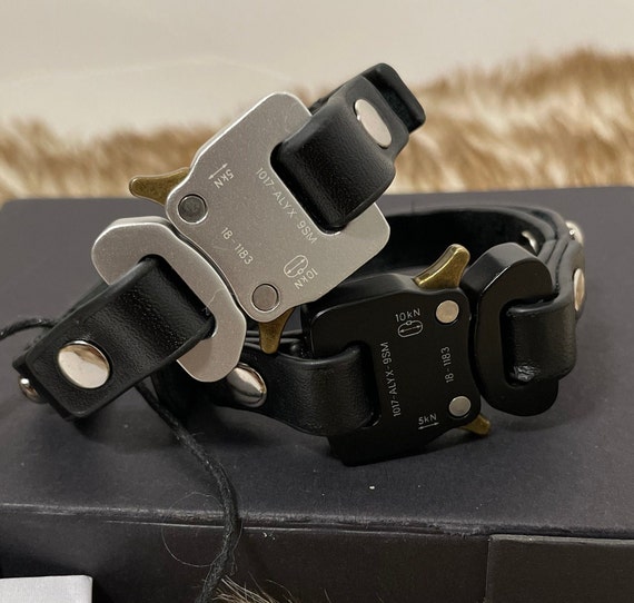 アクセサリー ALYX Giant Leather l Bangle Alyx Bangle 2020 Men Women 1017 Alyx 9sm Bracelets High