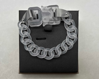 Y2K Transparent Buckle Clasp bracelet