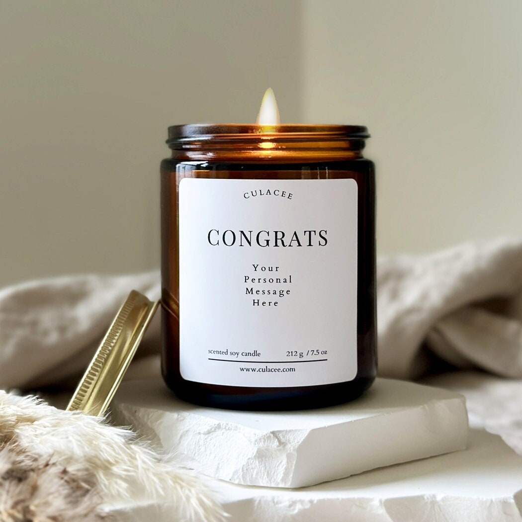 congrats candle