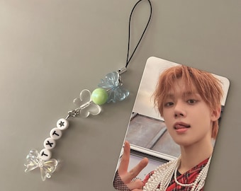 Custom Kpop Phone Charm, Cute Phone Strap, Aesthetic Kpop Charm