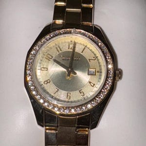 カラベル ニューヨーク バイ ブローバ レディース ウォッチ 44M114 ローズゴールド デイト ラン スムース 7.2インチ