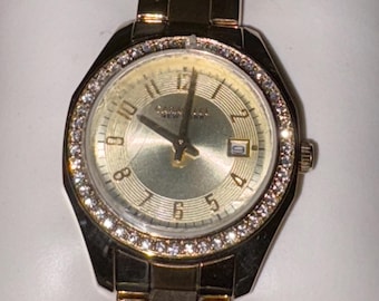 Reloj Caravelle New York de Bulova para mujer, 44M114, oro rosa, fecha, movimiento suave, 7,2"