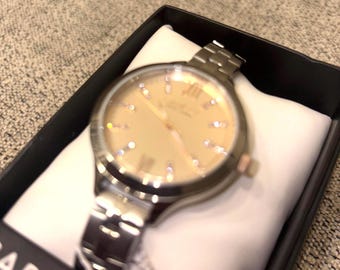 Reloj Caravelle New York de acero inoxidable para mujer 45L141