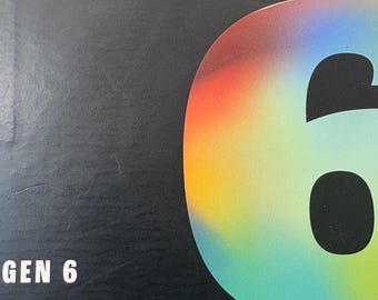 Reloj inteligente Fossil Gen 6 Wellness Edition nuevo en caja, con correa de silicona azul marino.