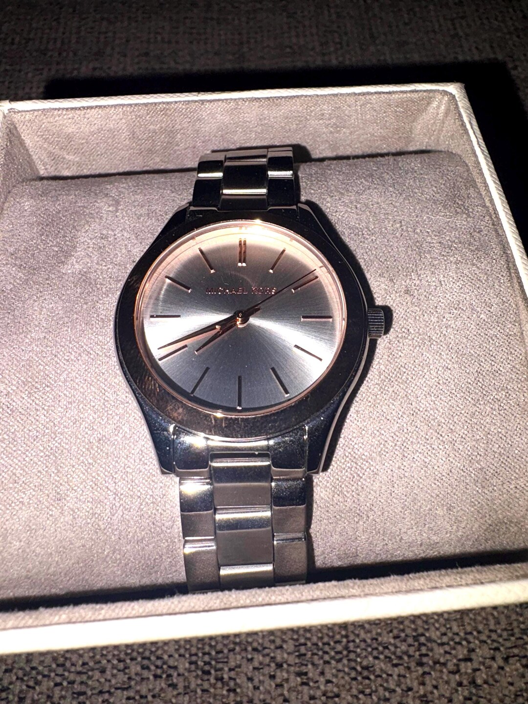 Michael Kors Mini Slim Runway Stainless Steel Ladies Watch  display picture 1