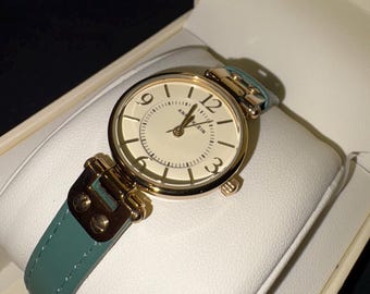 Anne Klein Women's Leather Strap Watch