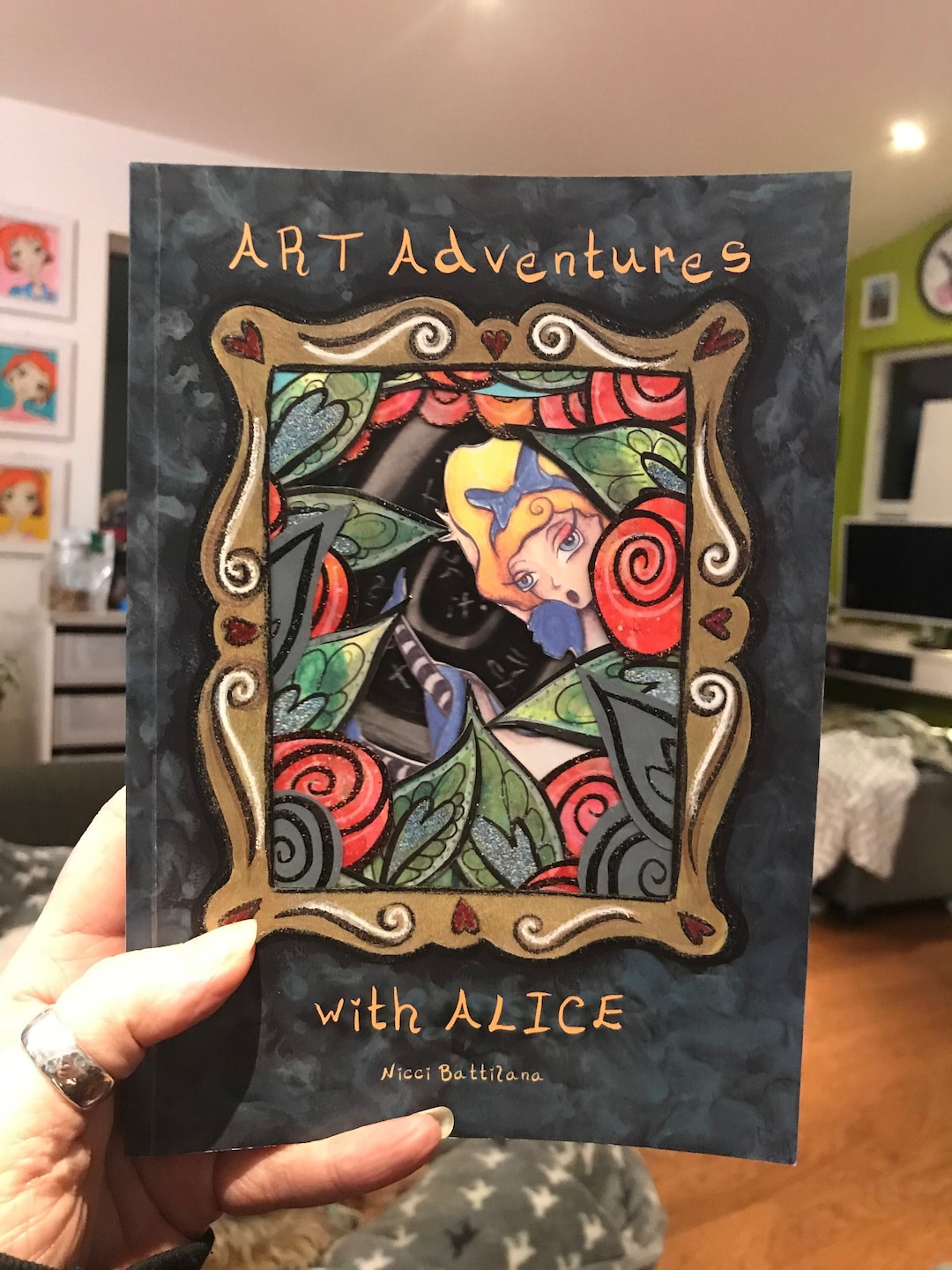 BOOK ~ Alice in Wonderland Themed Art Tutorial Book - Etsy