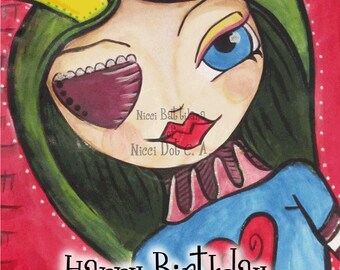 Happy Birthday ~ Greeting Card by a Glitzy Gal ...