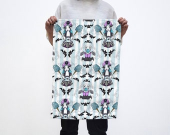 Creepy Fortune Teller Circus Tea Towel (Nicci Battilana)