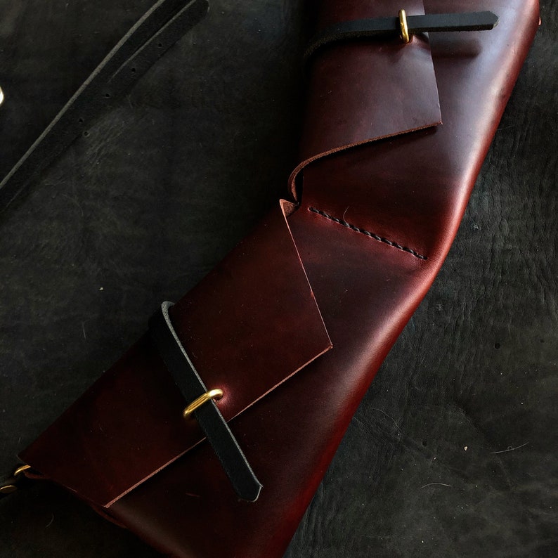 holster bag in oxblood image 4