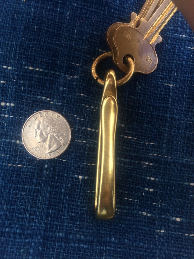 Japanese style fish hook keychain