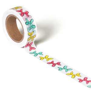 Ballon hond Washi Tape