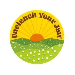 Unclench Your Jaw Sticker
