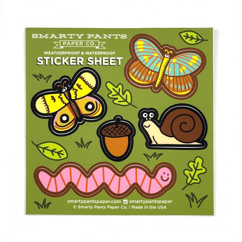 Small Friends Sticker Sheet - Etsy
