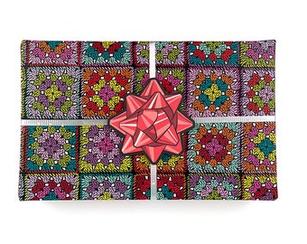Granny Square Wrapping Paper