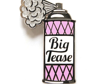 Big Tease Cloisonné enamel lapel pin