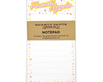 Feminist Agenda Notepad
