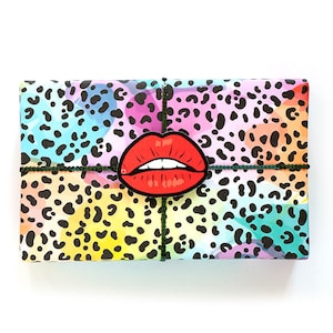 Papel de regalo Leopardo arcoíris
