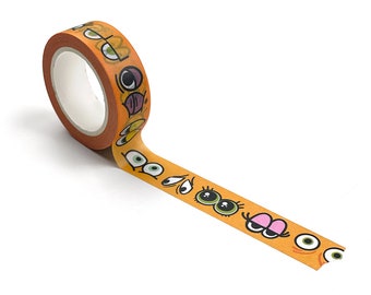 Cartoon Eyes Washi Tape