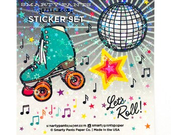 Roller Rink Sticker Sheet
