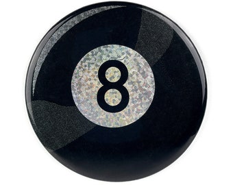 Magic 8 ball pocket mirror