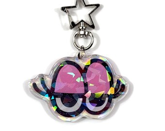 Cartoon Eyes Keychain