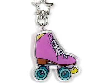 Roller Skate Keychain