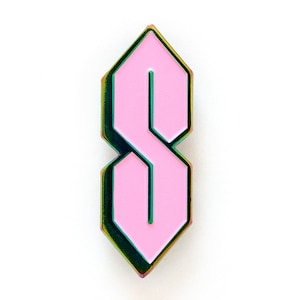 Cool S enamel pin