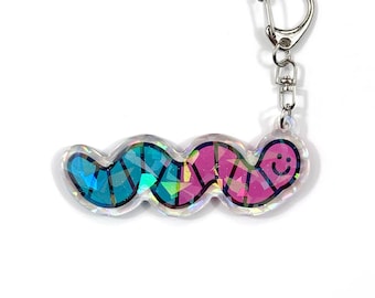 Gummy Worm Keychain