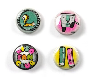 Riso Fan Club Button Set