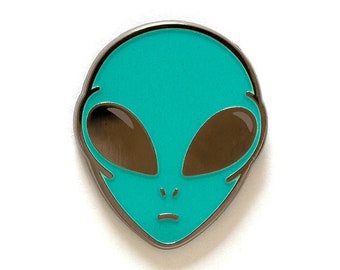 Alien Pin- Glow in the dark!