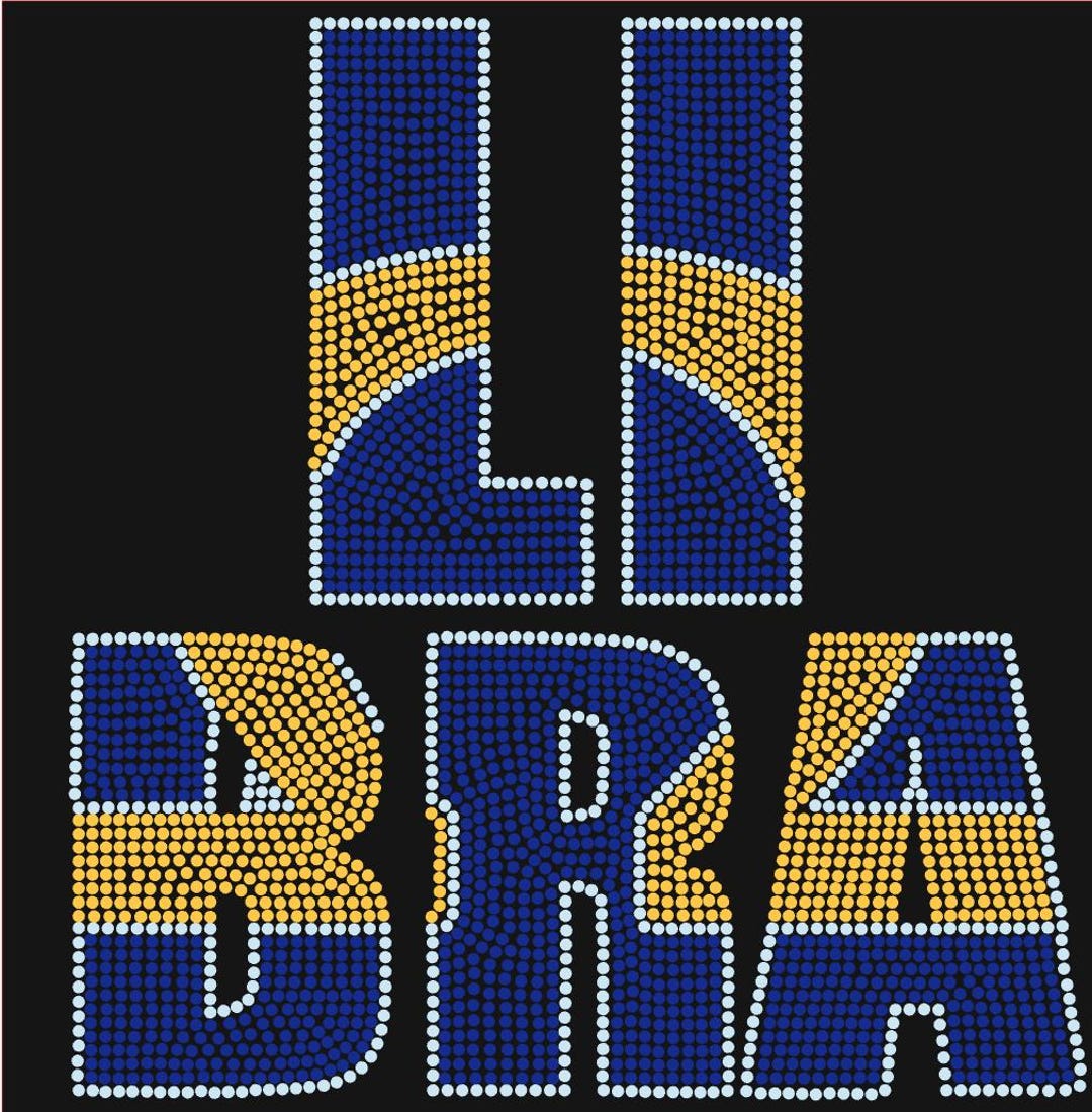 Libra Rhinestone Libra Rhinestone Template (digital Download) - Etsy