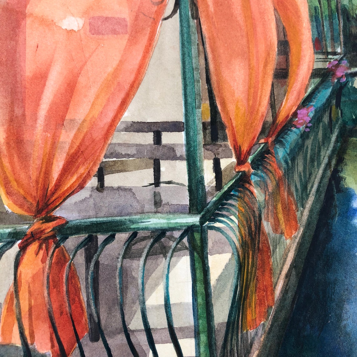 Les Terrasses L'isle Sur La Sorgue Cafe in Provence - Etsy