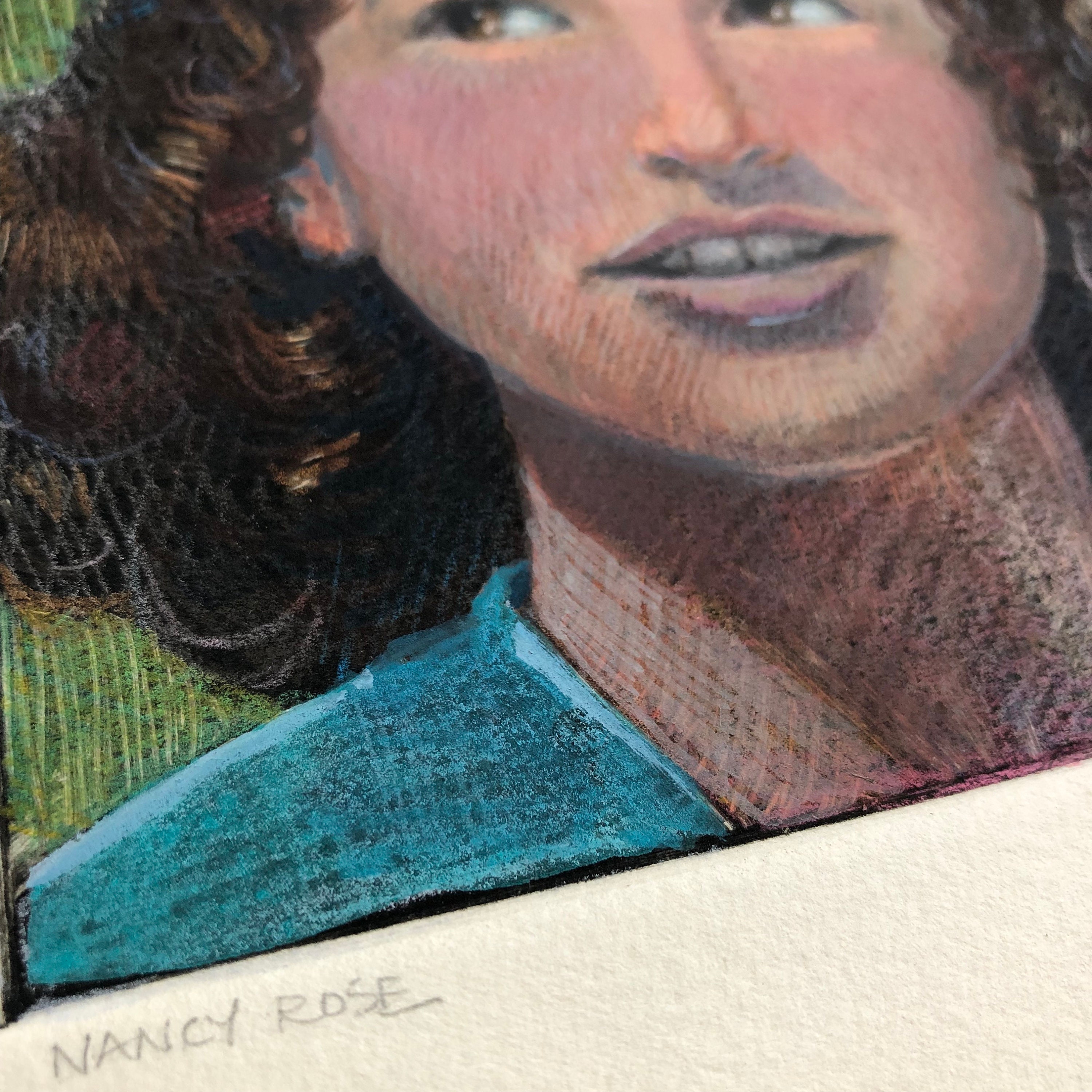 Original Unframed Square Format Color Monotype Portrait Print - Etsy