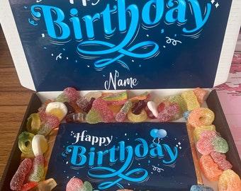 Caja de bombones personalizada con cualquier mensaje pick n mix