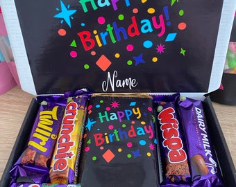 Personalised chocolate box with any message