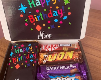 Personalised chocolate box with any message