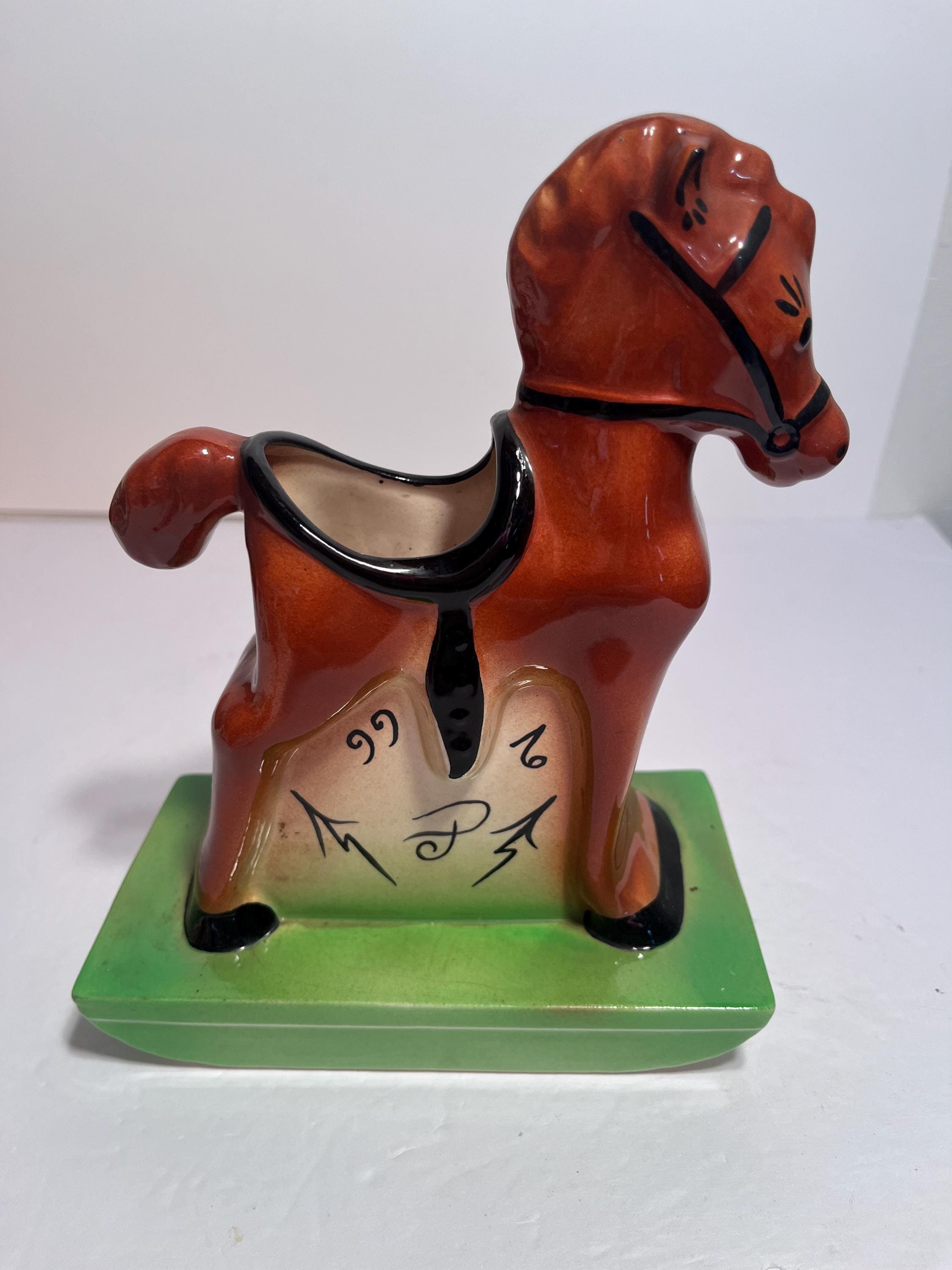 70s セラミック ニワトリハンガー VOHANN of CALF. Vintage Mid Century Vohann Of California Blue Art Pottery