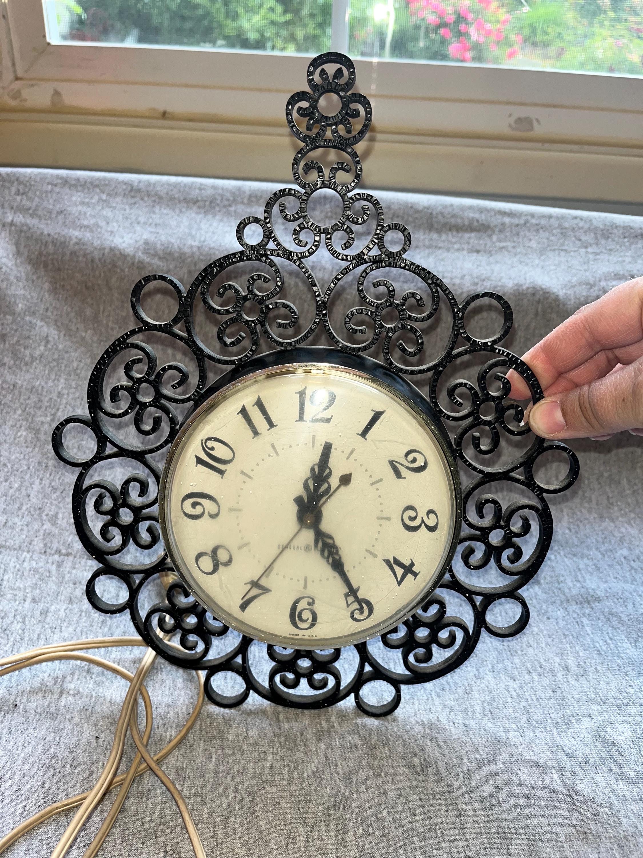 Vintage ge electric wall clock - Etsy 日本