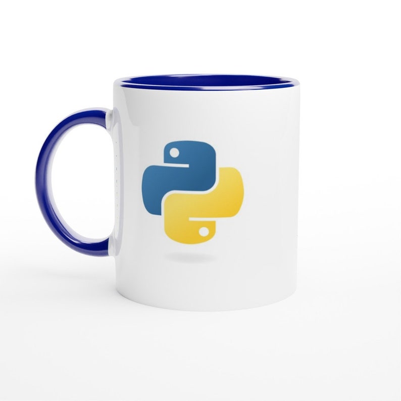 Python Programming Mug | 11oz Ceramic Mug Ceramic Blue