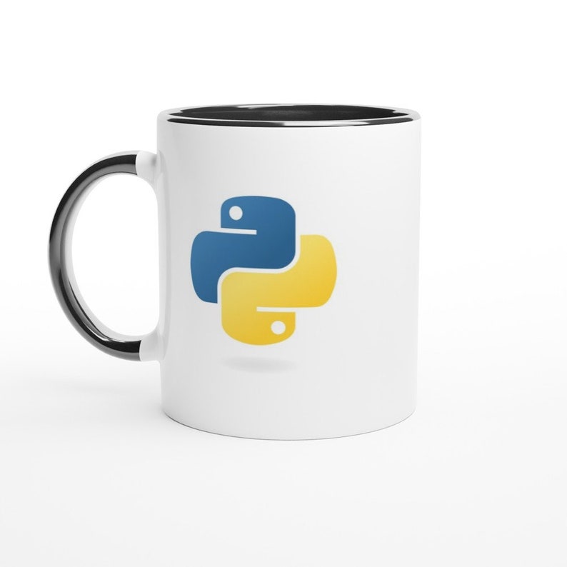 Python Programming Mug | 11oz Ceramic Mug Ceramic Black
