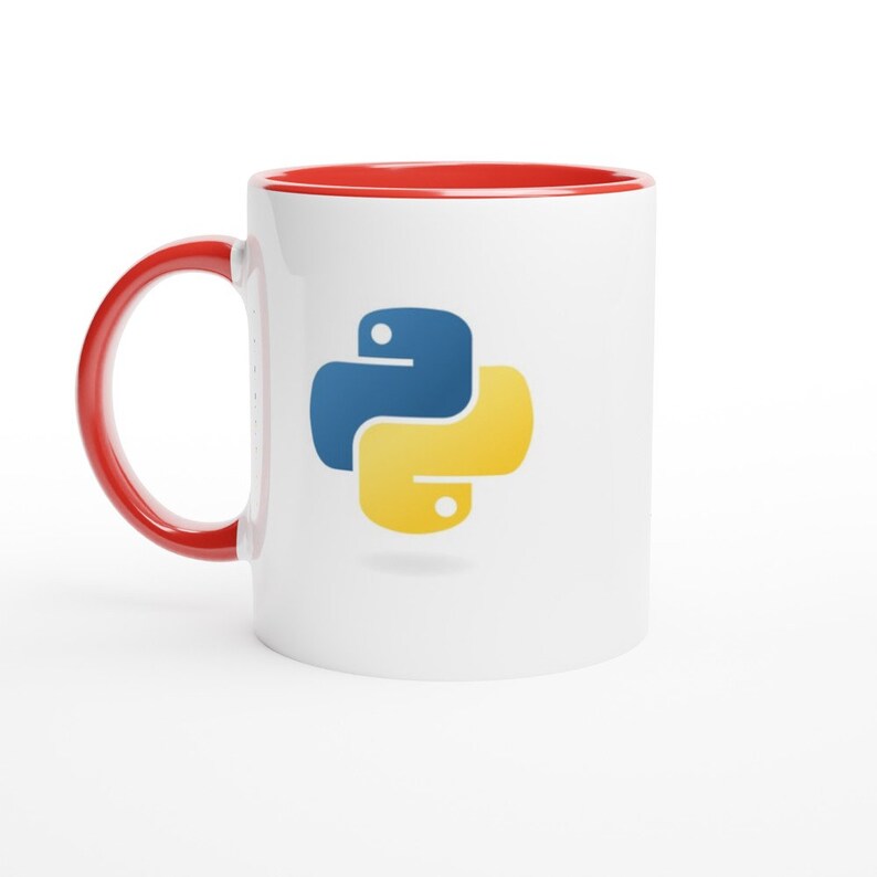 Python Programming Mug | 11oz Ceramic Mug Ceramic Red