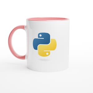 Python Programming Mug | 11oz Ceramic Mug Ceramic Pink